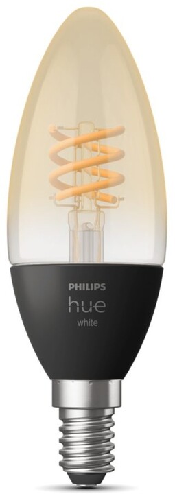 Philips Hue White 4.5W 550lm Filament svíčka E14_532625099
