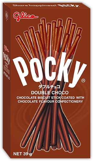 GLICO POCKY Double Chocolate, čokoládová poleva, 47g_2062060503