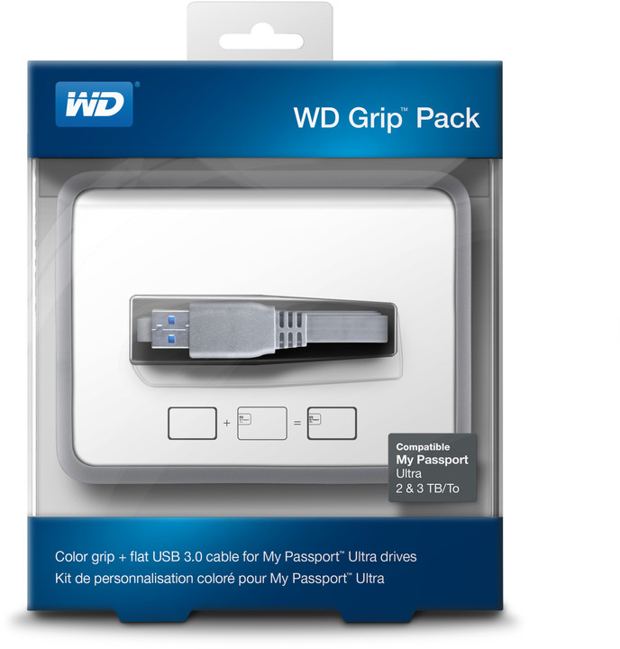 HDD Grip WD Picasso, šedá, pro 2/3TB_905762649