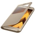 Samsung Galaxy A5 2017 (SM-A520P), flipové pouzdro, S-View, zlaté_1910783760