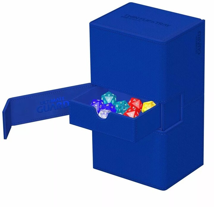 Krabička na karty Ultimate Guard - Twin FlipNTray Deck Case 200+, modrá_676345859