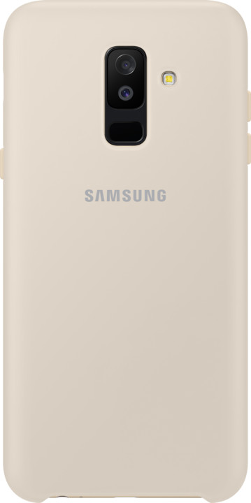 Samsung A6+ dvouvrstvý ochranný zadní kryt, zlatá_1892101974