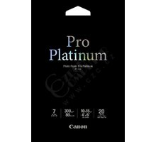 Canon Foto papír Pro Platinum PT-101, 10x15 cm, 20 listů, 300g/m2, lesklý
