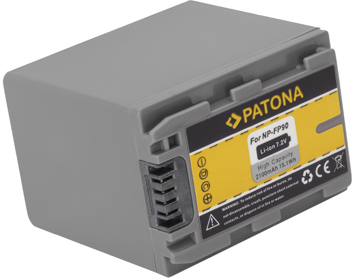 Patona baterie pro Sony NP-FP60 FP70 FP90 2100mAh_837037506