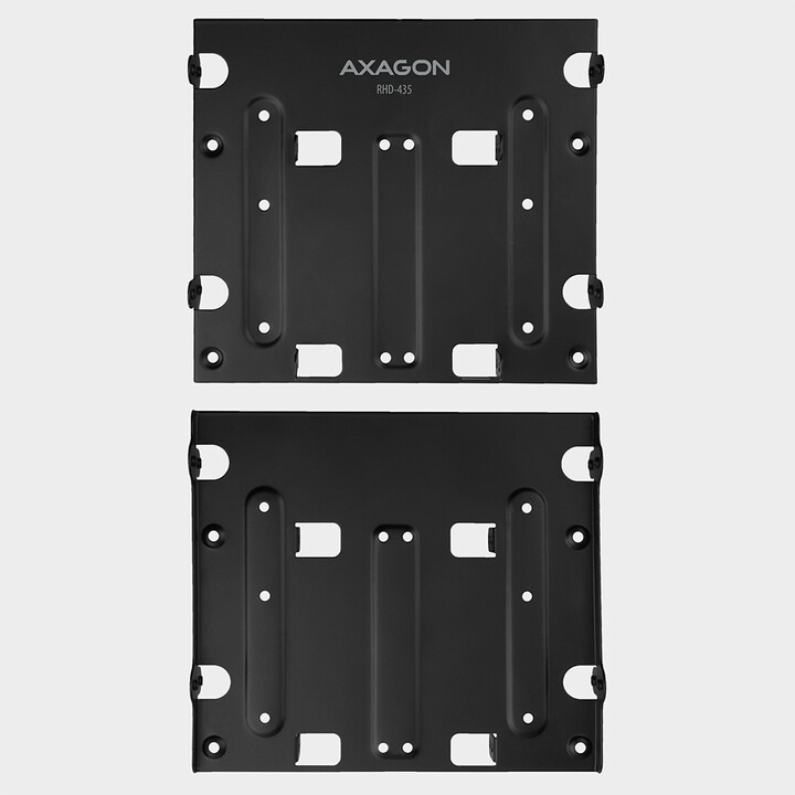 AXAGON RHD-435, kovový rámeček pro 4x 2.5&quot; nebo 2x 2.5&quot; HDD/SSD a 1x 3.5&quot; HDD do 5.25&quot; pozice_1126392755