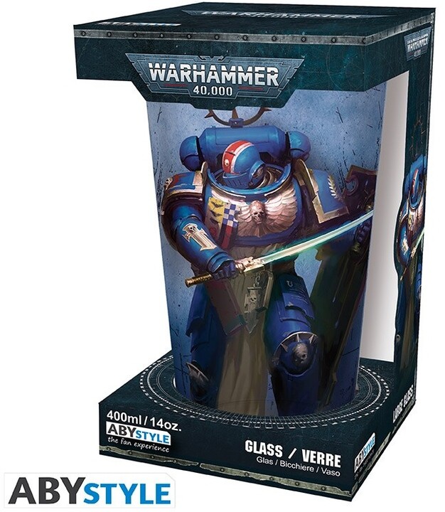 Sklenice Warhammer 40.000 - Ultramarine, 400 ml_263078105
