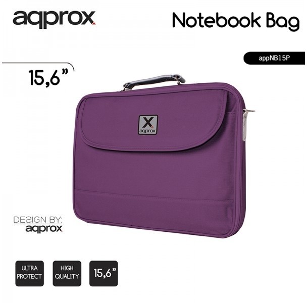 Approx! 15.6&quot; Basic Notebook bag, 15.6&quot; - fialová_1782113710