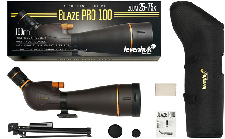 Levenhuk Blaze PRO 100 Spotting, 100mm, 25-75x_1637114411