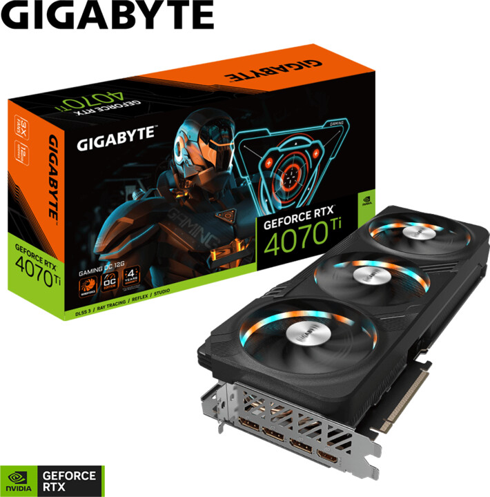 GIGABYTE GeForce RTX 4070 Ti GAMING OC 12G, 12GB GDDR6X_1600825811