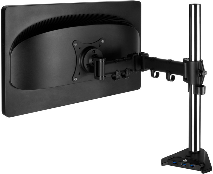 Arctic Z1 Pro Gen 3 stolní držák pro LCD, USB 3.2 Gen 1 HUB, černá_1340987921