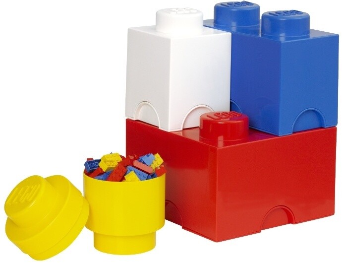Úložný box LEGO, multi-pack, 4ks, barevné_1793485555