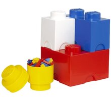 Úložný box LEGO, multi-pack, 4ks, barevné_1793485555
