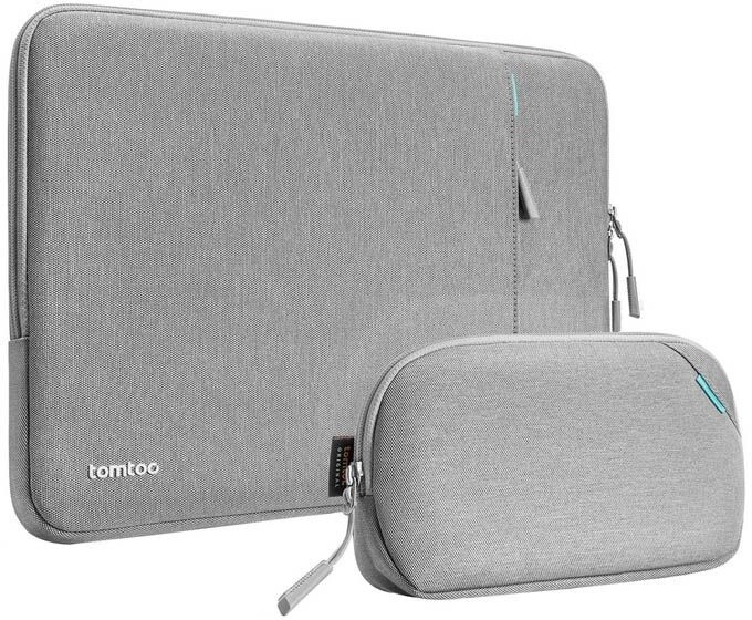 tomtoc obal na notebook Sleeve Kit pro MacBook Pro / Air 13&quot;, šedá_1244353432