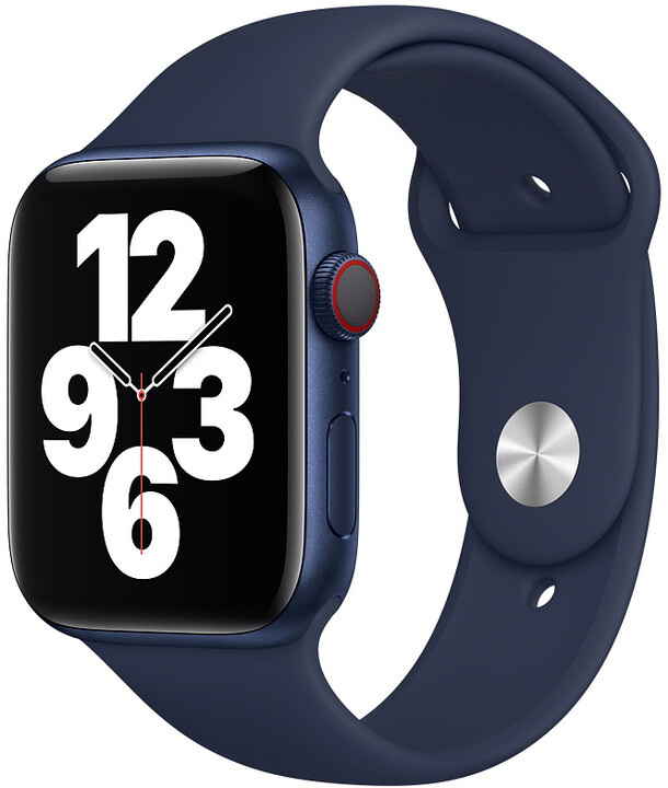 Apple řemínek pro Watch Series, sportovní, 44mm, tmavě modrá_477450152