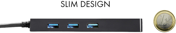 i-tec USB-C 3.1 Slim HUB 3port + Gigabit Ethernet adaptér_457576680
