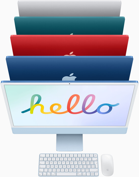 Apple iMac 24" 4,5K Retina M1/16GB/1TB/7-core GPU, stříbrná