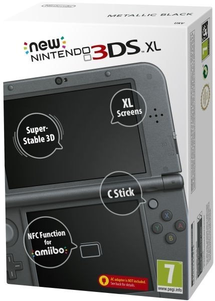 Nintendo New 3DS XL, černá_1297417689