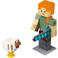 LEGO® Minecraft® 21149 Minecraft velká figurka: Alex s kuřetem_622173786