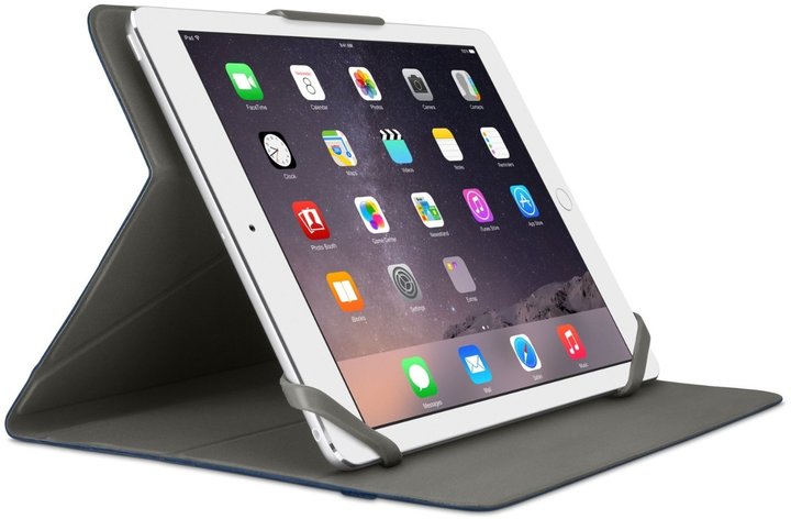 Belkin iPad Air 1/2 pouzdro Athena Twin Stripe, modrá_509010848