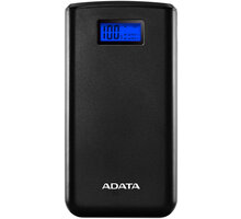 ADATA powerbanka S20000D, externí baterie pro mobil/tablet 20000mAh, černá_421011414