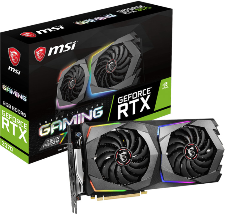 MSI GeForce RTX 2070 GAMING 8G, 8GB GDDR6_546534861