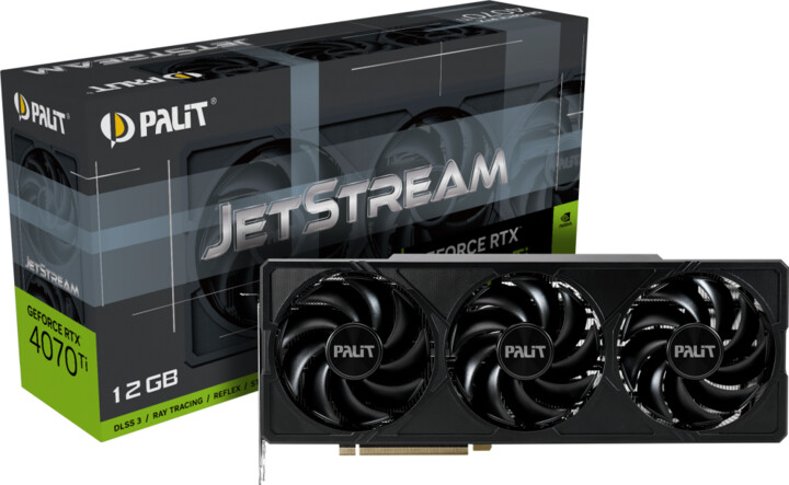 PALiT GeForce RTX 4070 Ti JetStream, 12GB GDDR6X_1020353326