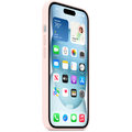Apple Silikonový kryt s MagSafe pro iPhone 15, světle růžová_1003969673
