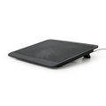 Gembird podstavec pod notebook, pro notebooky do 15.6&quot;, 125mm ventilátor, LED, černá_1697425049