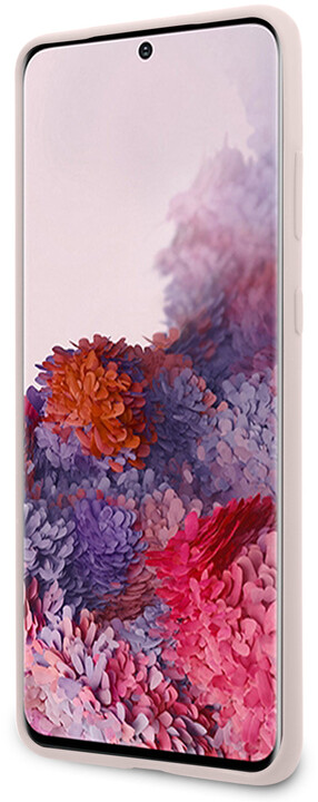 KARL LAGERFELD silikonový kryt pro Samsung Galaxy S20, růžová_705008433