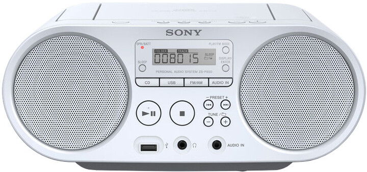 Sony ZS-PS50, bílá