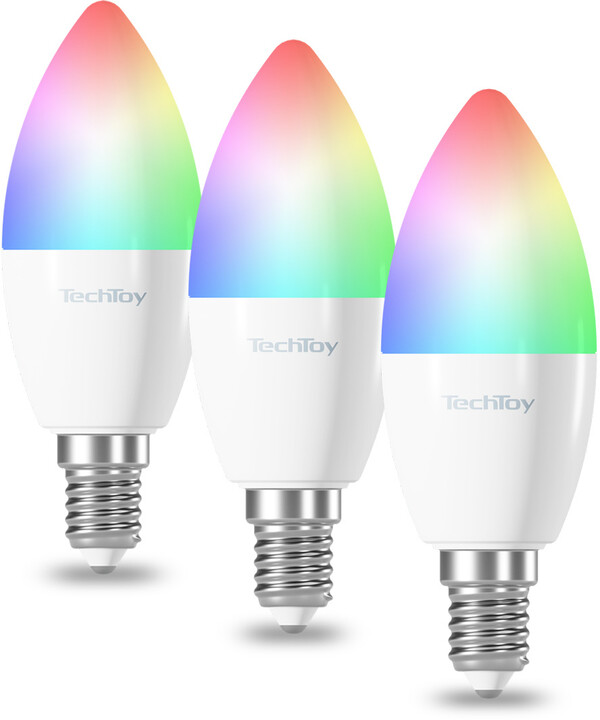 TechToy Smart Bulb RGB 6W E14 ZigBee 3pcs set_1117913510