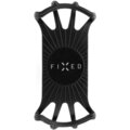 FIXED odnímatelný silikonový držák Bikee 2 pro mobilní telefon, na kolo, černá_1165251079