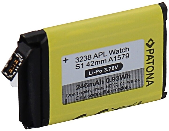 PATONA baterie pro chytré hodinky Apple Watch 1 A1579, 42mm_249217571