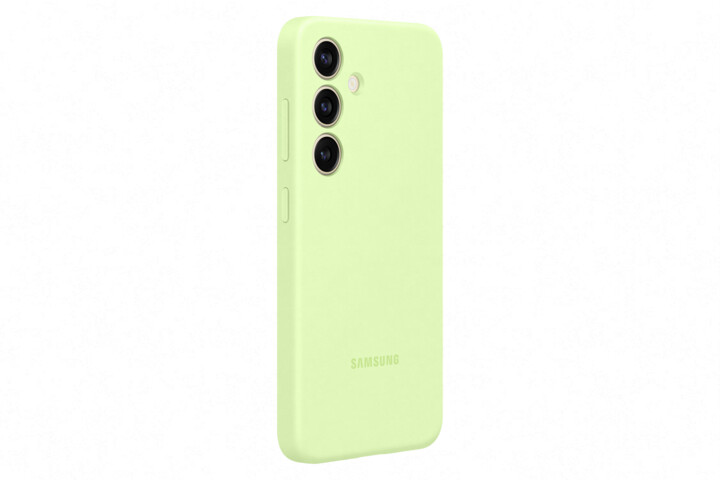 Samsung silikonový zadní kryt pro Galaxy S24, světle zelená_1188463443