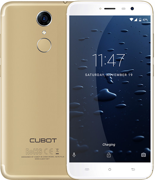 CUBOT Note Plus, 3GB/32GB, zlatá_340519074