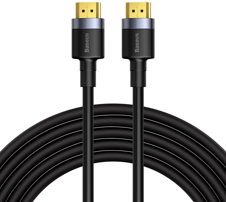 BASEUS kabel Cafule Series, HDMI 2.0, M/M, 4K@60Hz, 5m, černá_973957064