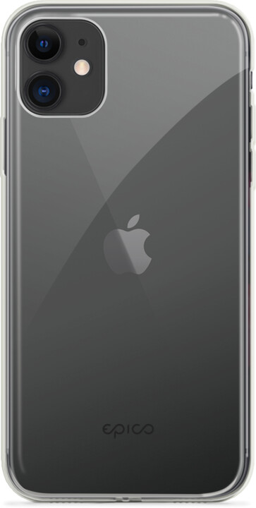EPICO twiggy gloss ultratenký plastový kryt pro iPhone 11, bílá transparentní_1536949139