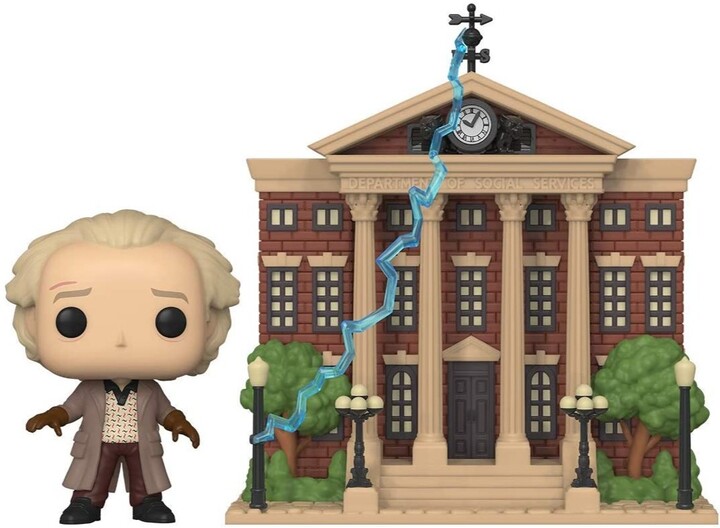 Figurka Funko POP! Back to the Future - Doc with Clock Tower (Town 15)_774453429