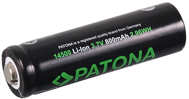 Patona nabíjecí baterie 14500 Li-lon 800mAh Premium, 3,7V