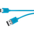Belkin USB 2.0 USB-C to USB A, 1,8m, modrý