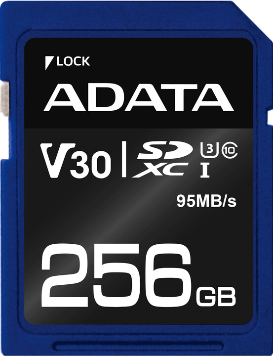 ADATA SDXC Premier Pro 256GB 95MB/s UHS-I U3_2106844223
