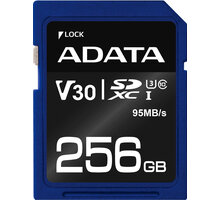 ADATA SDXC Premier Pro 256GB 95MB/s UHS-I U3 O2 TV HBO a Sport Pack na dva měsíce