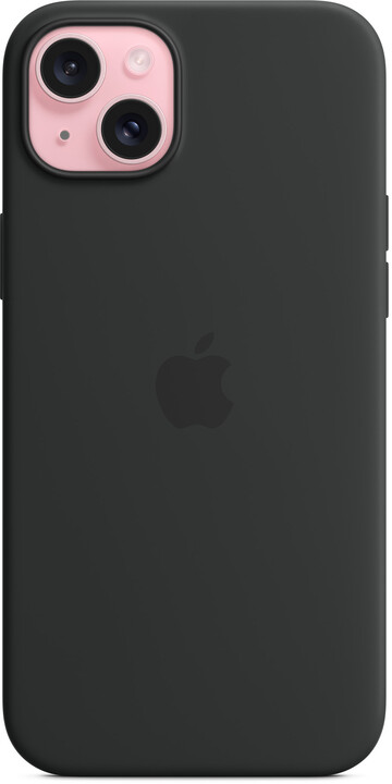 Apple Silikonový kryt s MagSafe pro iPhone 15 Plus, černá_454589519