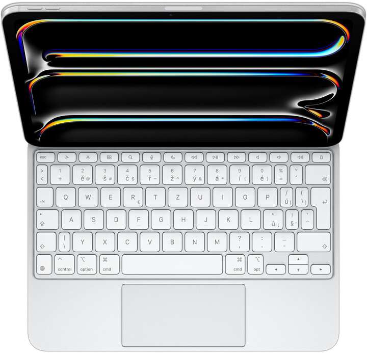 Apple ochranný kryt s klávesnicí Magic Keyboard pro iPad Pro 11&quot; (M4), CZ, bílá_813453321