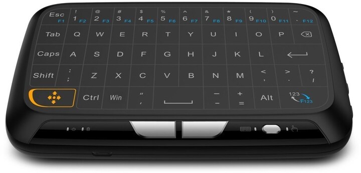 XtendLan H18 dálkové ovládání, klávesnice, touchpad, černá_2042480201