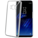 CELLY Laser - lemování s kovovým efektem TPU pouzdro pro Samsung Galaxy S8, stříbrné