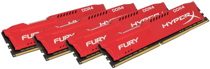HyperX Fury Red 32GB (4x8GB) DDR4 2933_469325102