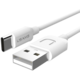 USAMS SJ099 datový kabel Type C U (EU Blister), bílá