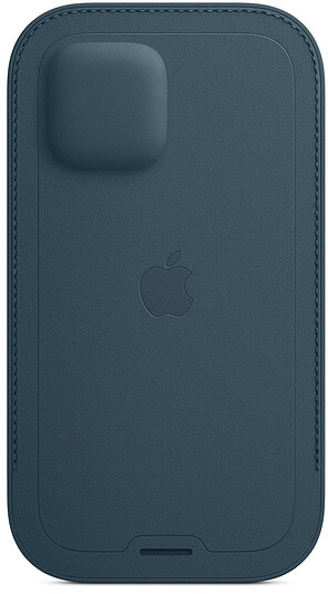Apple kožený návlek s MagSafe pro iPhone 12/12 Pro, modrá