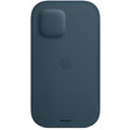 Apple kožený návlek s MagSafe pro iPhone 12/12 Pro, modrá